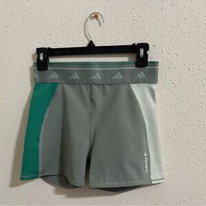 Adidas TechFit Colorblock Spandex Shorts Leggings - Size M
